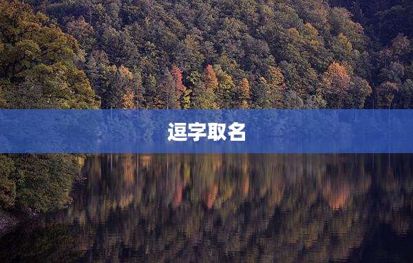 逗字取名