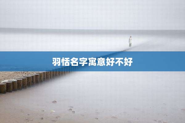 羽恬名字寓意好不好