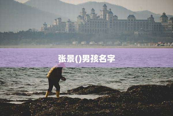 张景()男孩名字