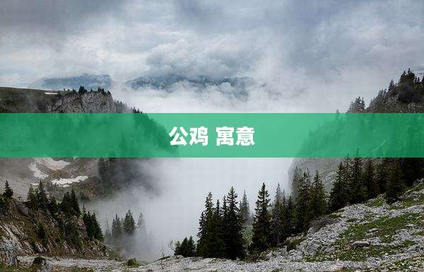 公鸡 寓意