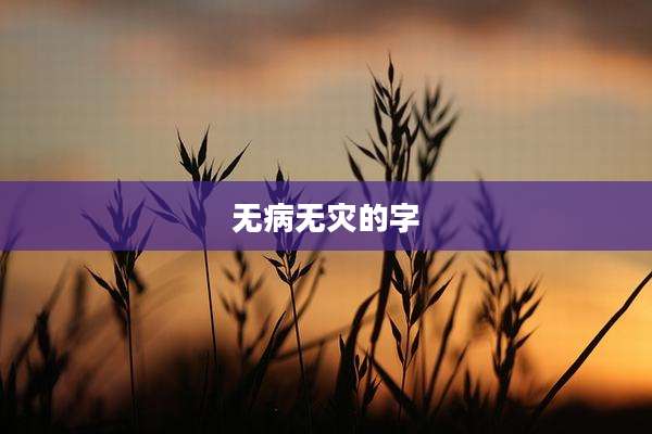 无病无灾的字