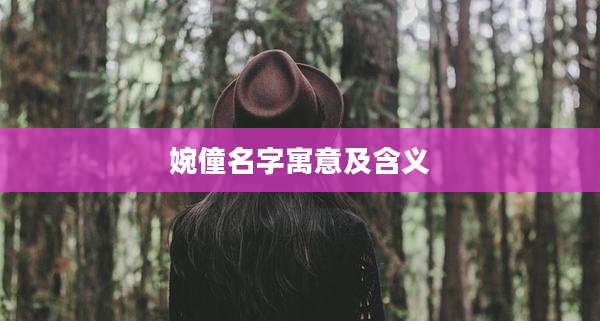 婉僮名字寓意及含义