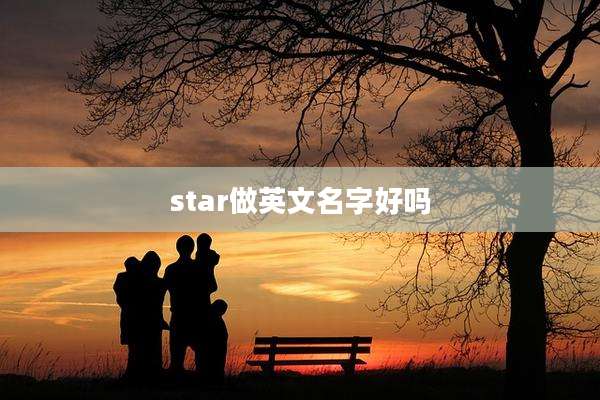 star做英文名字好吗