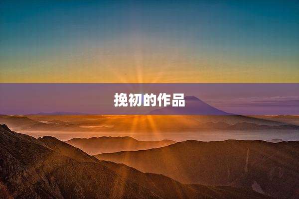 挽初的作品