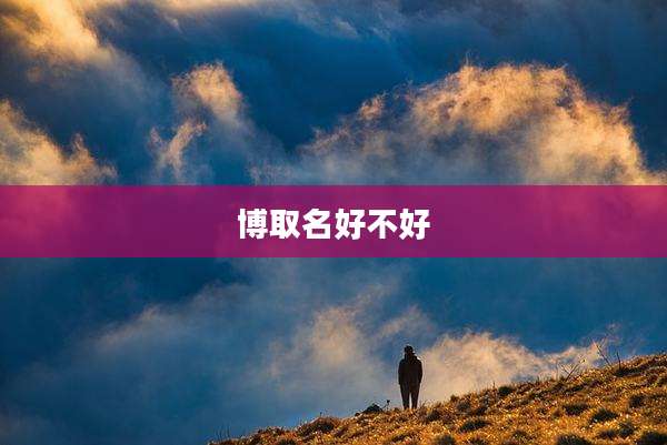 博取名好不好
