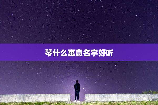 琴什么寓意名字好听