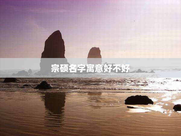 宗硕名字寓意好不好