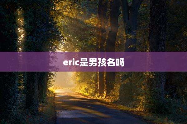 eric是男孩名吗