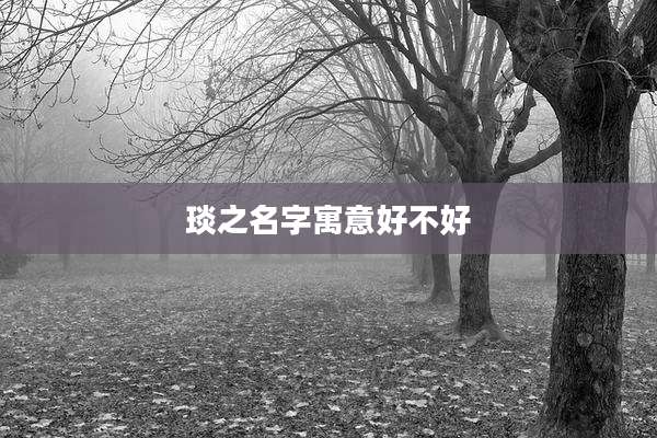 琰之名字寓意好不好