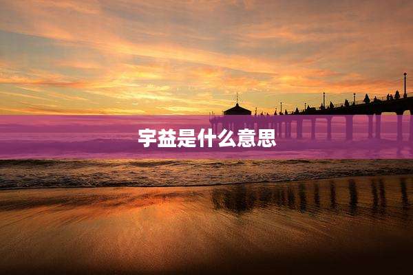 宇益是什么意思