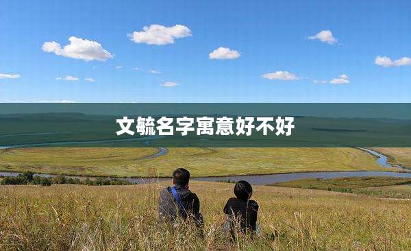 文毓名字寓意好不好