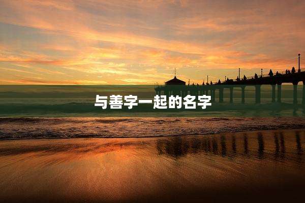 与善字一起的名字