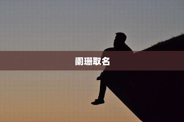 阑珊取名
