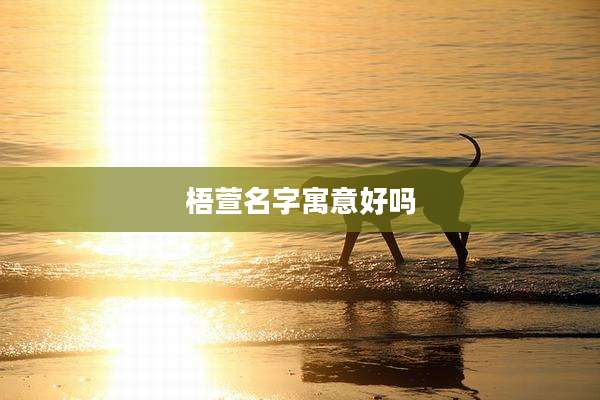 梧萱名字寓意好吗