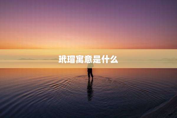 玳瑁寓意是什么