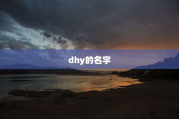 dhy的名字