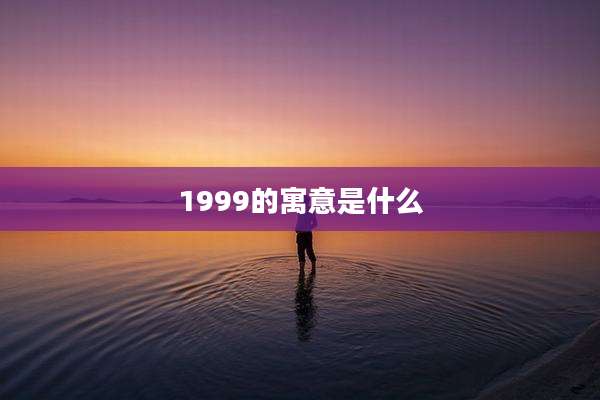 1999的寓意是什么