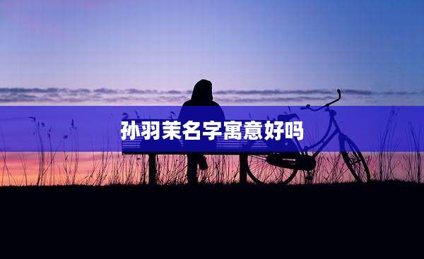 孙羽茉名字寓意好吗