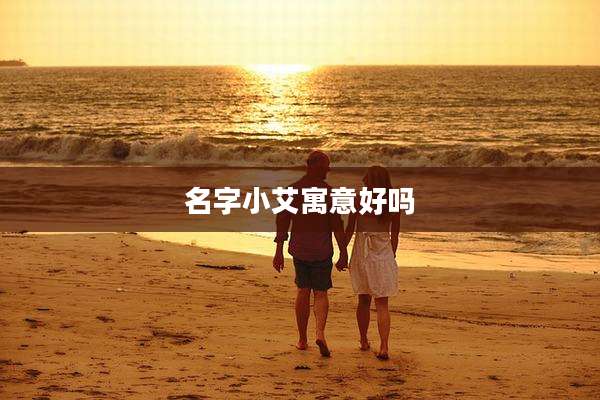 名字小艾寓意好吗
