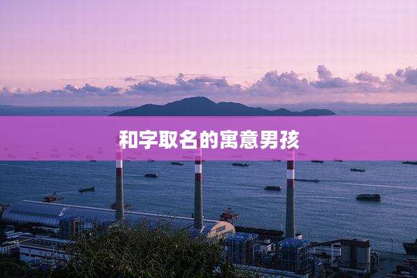 和字取名的寓意男孩
