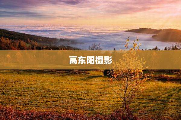 高东阳摄影