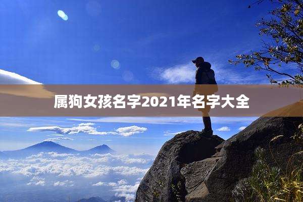 属狗女孩名字2021年名字大全