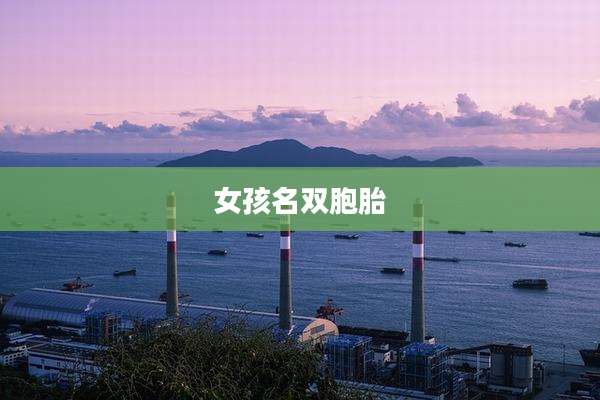 女孩名双胞胎