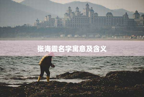 张海震名字寓意及含义