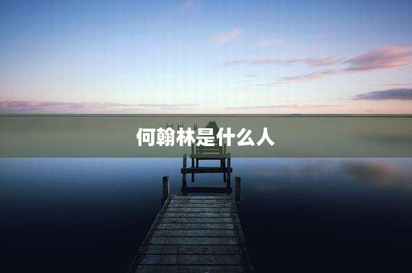 何翰林是什么人