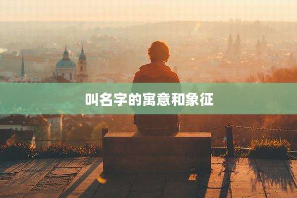 叫名字的寓意和象征