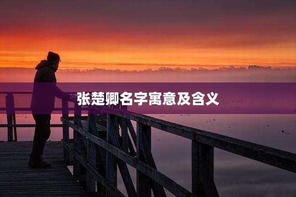 张楚卿名字寓意及含义