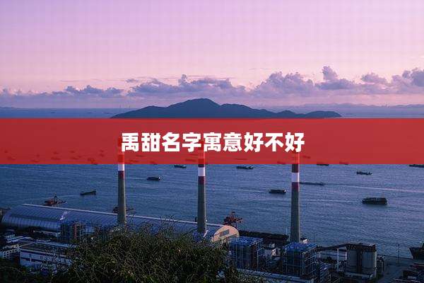 禹甜名字寓意好不好