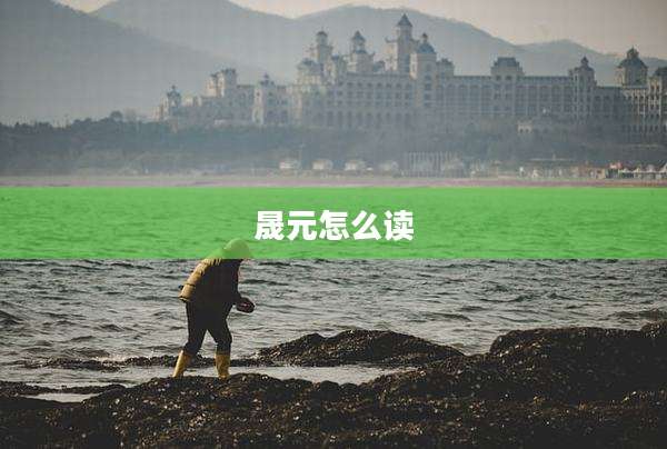 晟元怎么读
