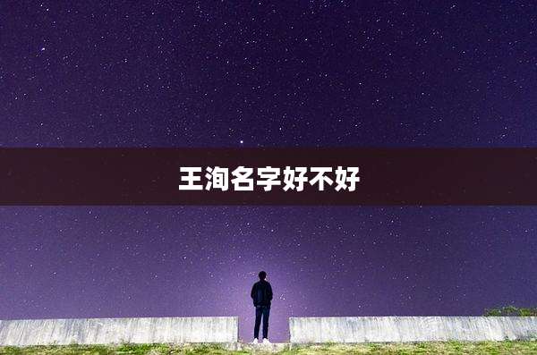 王洵名字好不好