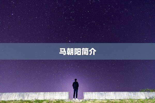 马朝阳简介