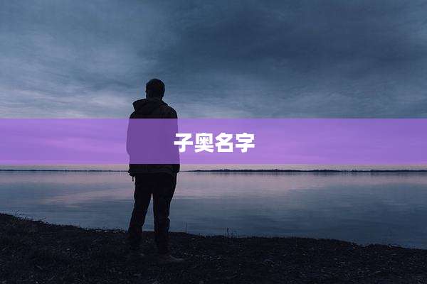 子奥名字