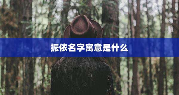 振依名字寓意是什么