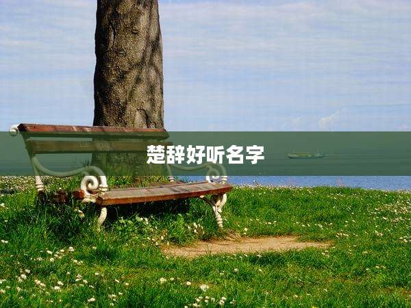 楚辞好听名字