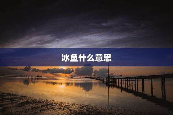 冰鱼什么意思