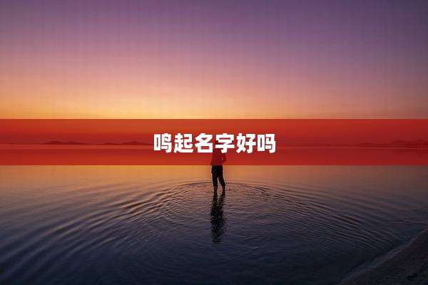 鸣起名字好吗