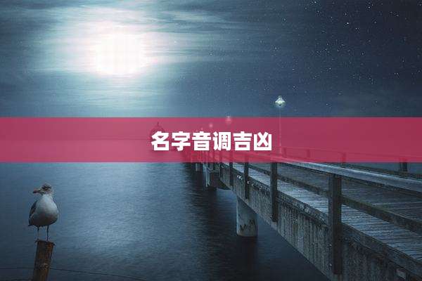 名字音调吉凶