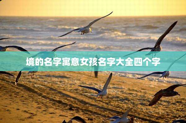 境的名字寓意女孩名字大全四个字