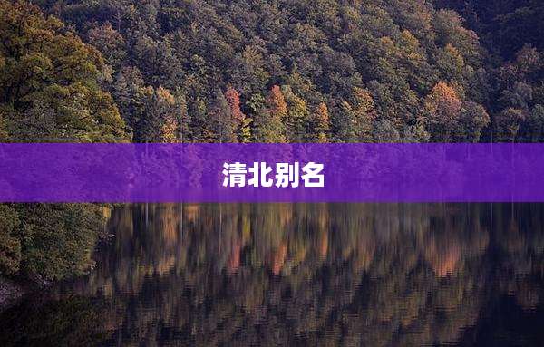 清北别名