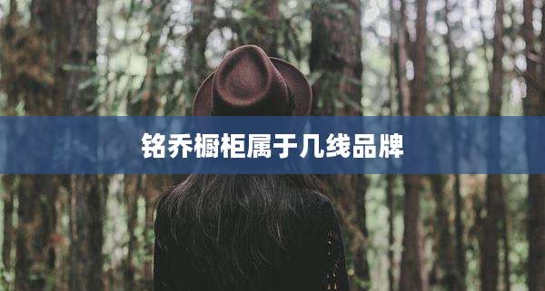 铭乔橱柜属于几线品牌