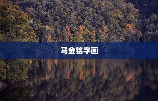 马金铭字画