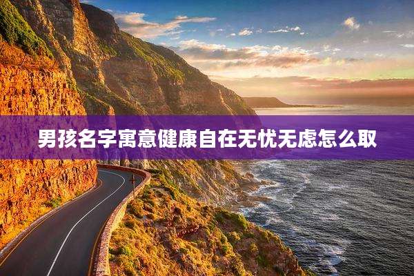 男孩名字寓意健康自在无忧无虑怎么取