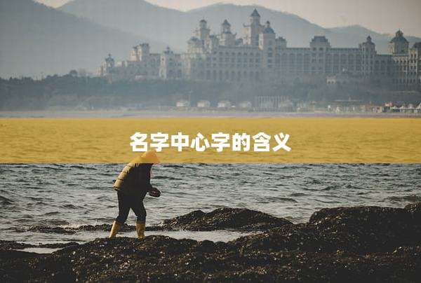 名字中心字的含义