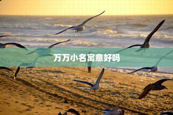 万万小名寓意好吗
