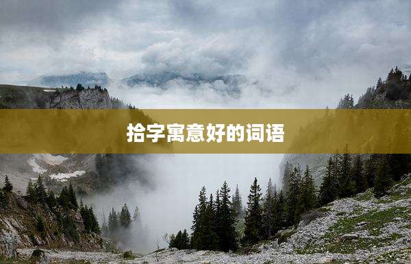 拾字寓意好的词语