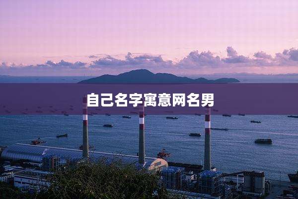 自己名字寓意网名男